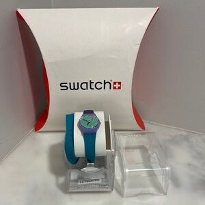 Swatch Purple and Blue Wearable